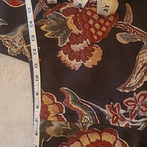RL Dark Floral Linen Pants 4P Ralph Lauren - Picture 7 of 12